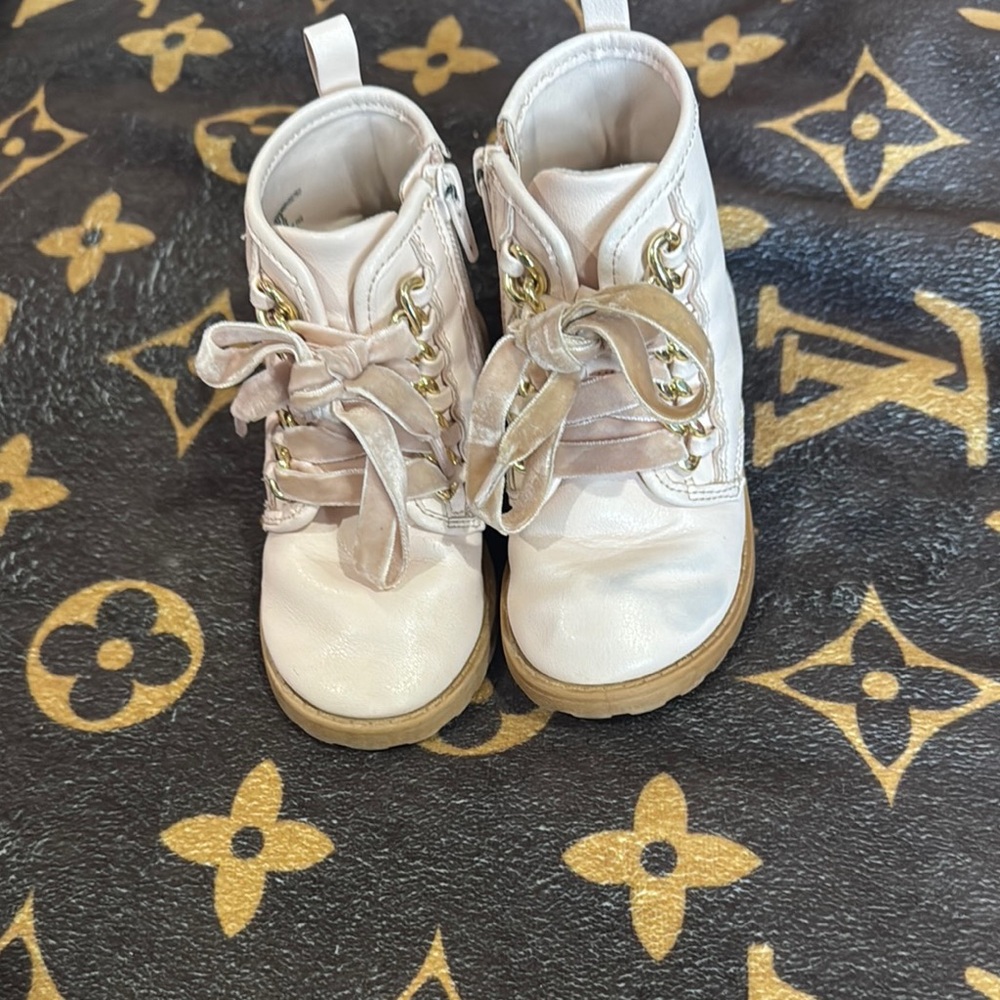 Stylish Pink Kids Boots